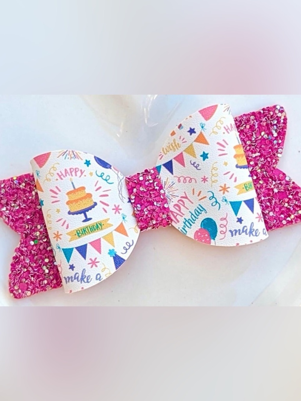 HAPPY BIRTHDAY CELEBRATION Bow, It's My Birthday Hair Clip